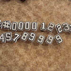 Full Set of Number Croc Jibbitz